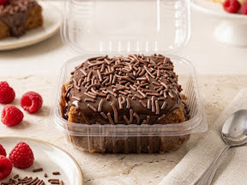 Bolo de Chocolate Cremoso com Calda - Individual por encomenda em Juiz de Fora